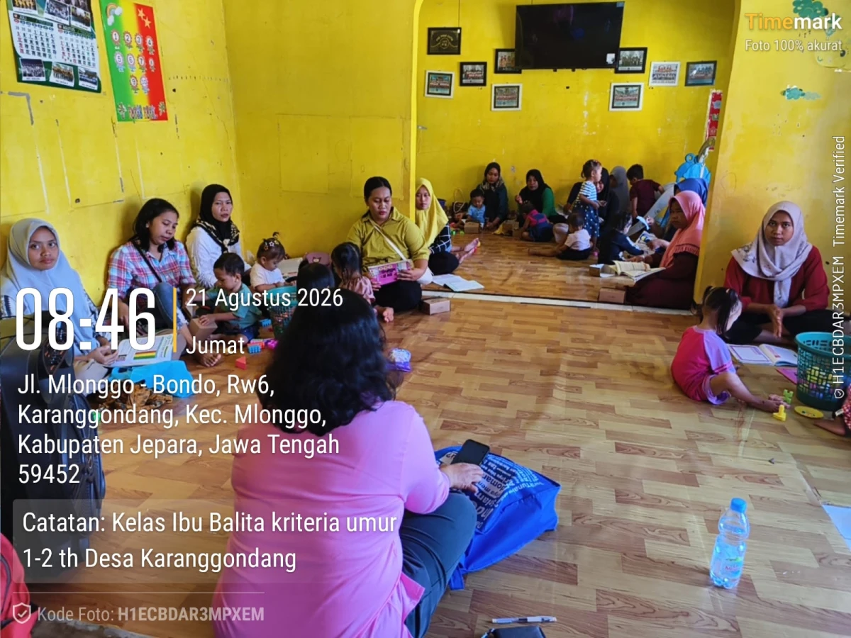 Kelas Ibu Balita Desa Karanggondang, Tingkatkan Pengetahuan Orang Tua untuk Tumbuh Kembang Anak