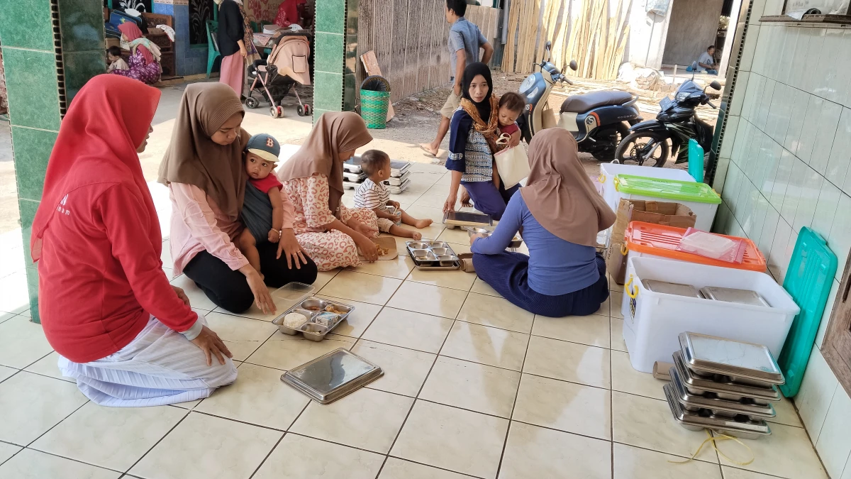 Kegiatan posyandu Serta Pemberian MBG