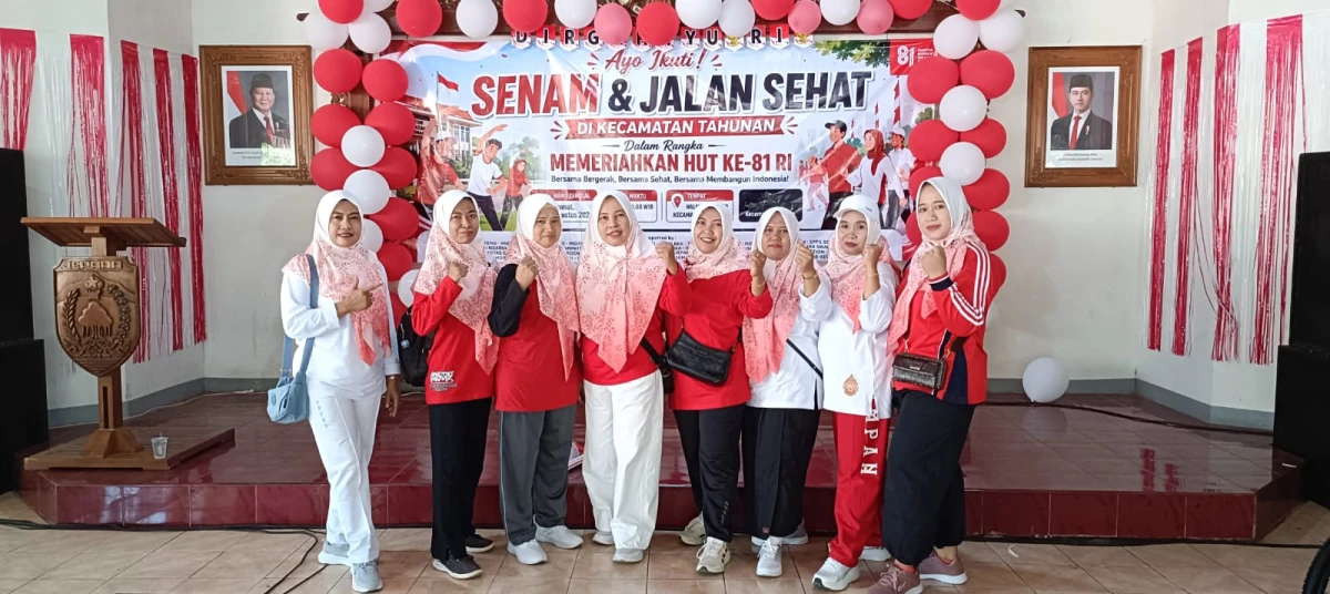 Senam & Jalan Sehat Dalam Rangka Memeriahkan HUT RI ke-81