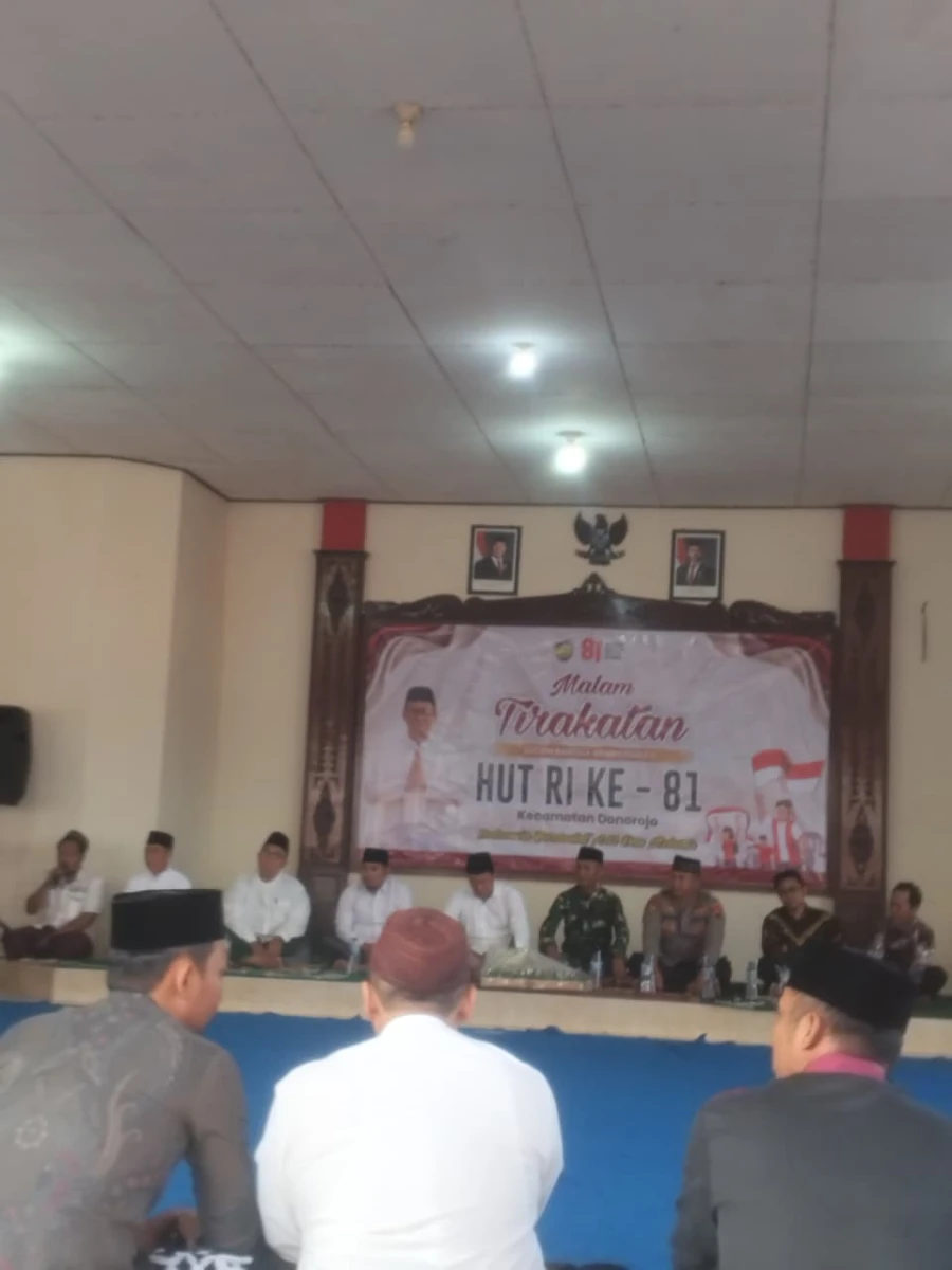 Malam Tirakatan HUT RI Ke-81 Kacamatan Donorojo Tahun 2026.