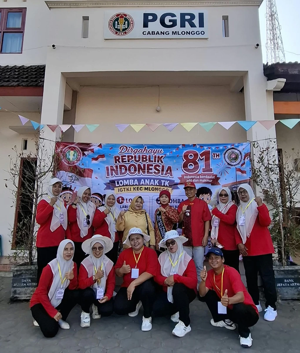 Bunda PAUD Kecamatan Mlonggo Buka Lomba Anak TK, Semarakkan HUT RI ke-81
