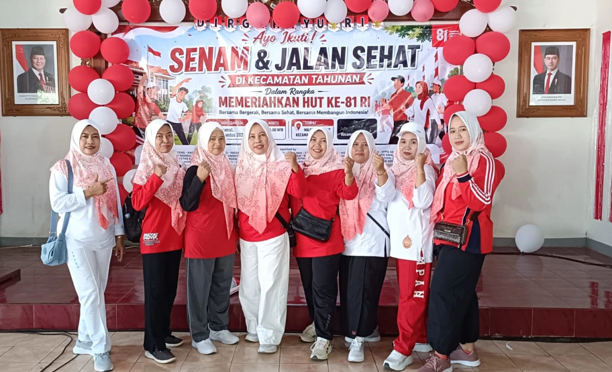 MEMPERINGATI HUT RI KE-81 DI KECAMATAN TAHUNAN
