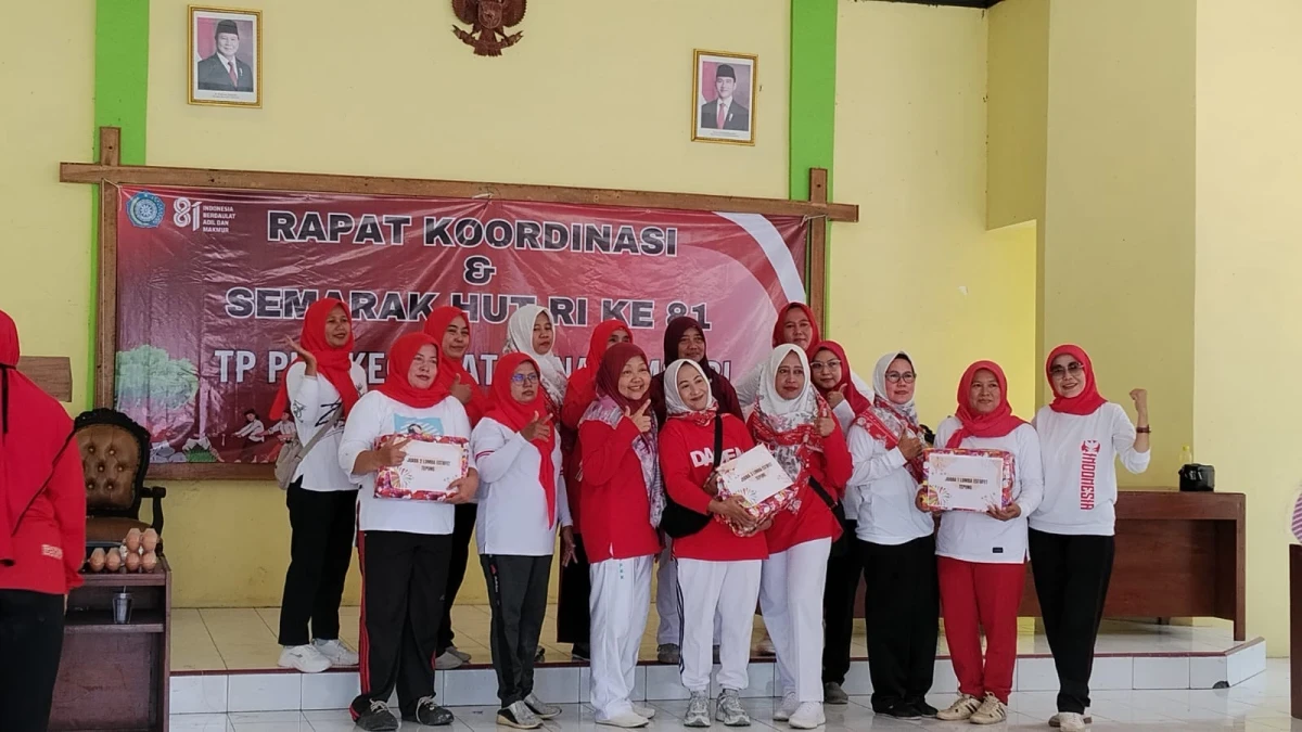 Rakor TP PKK Kecamatan dan TP PKK Desa se Kecamatan Nalumsari