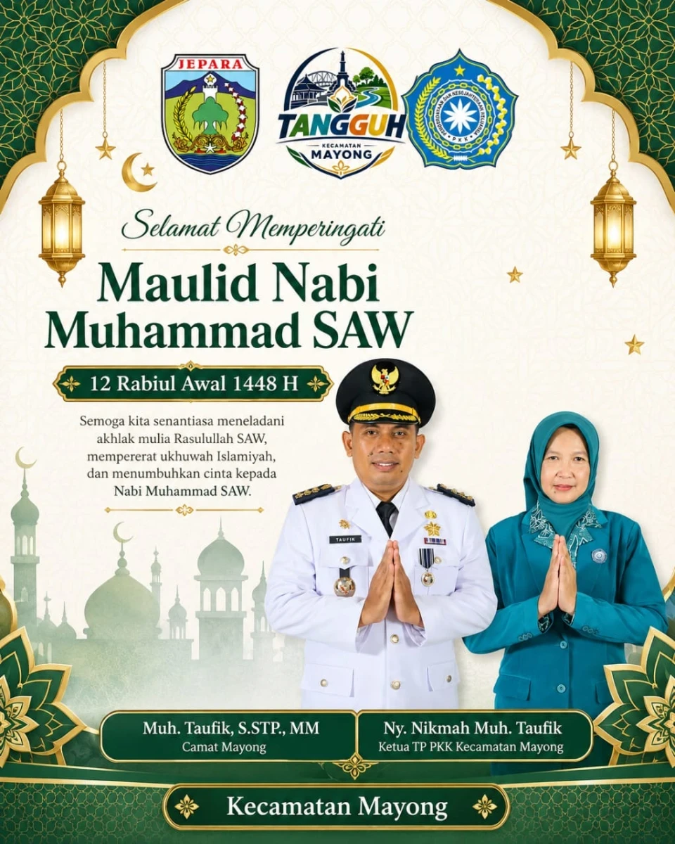Maulid Nabi, Momentum PKK Mayong Perkuat Keteladanan dan Keharmonisan Keluarga