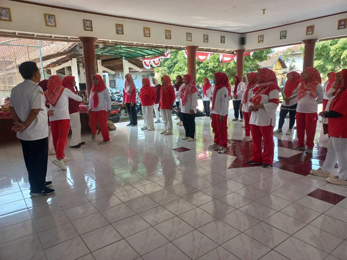 PKK Mayong Anti Mager, Meriahkan Kemerdekaan dengan Senam dan Lomba Seru