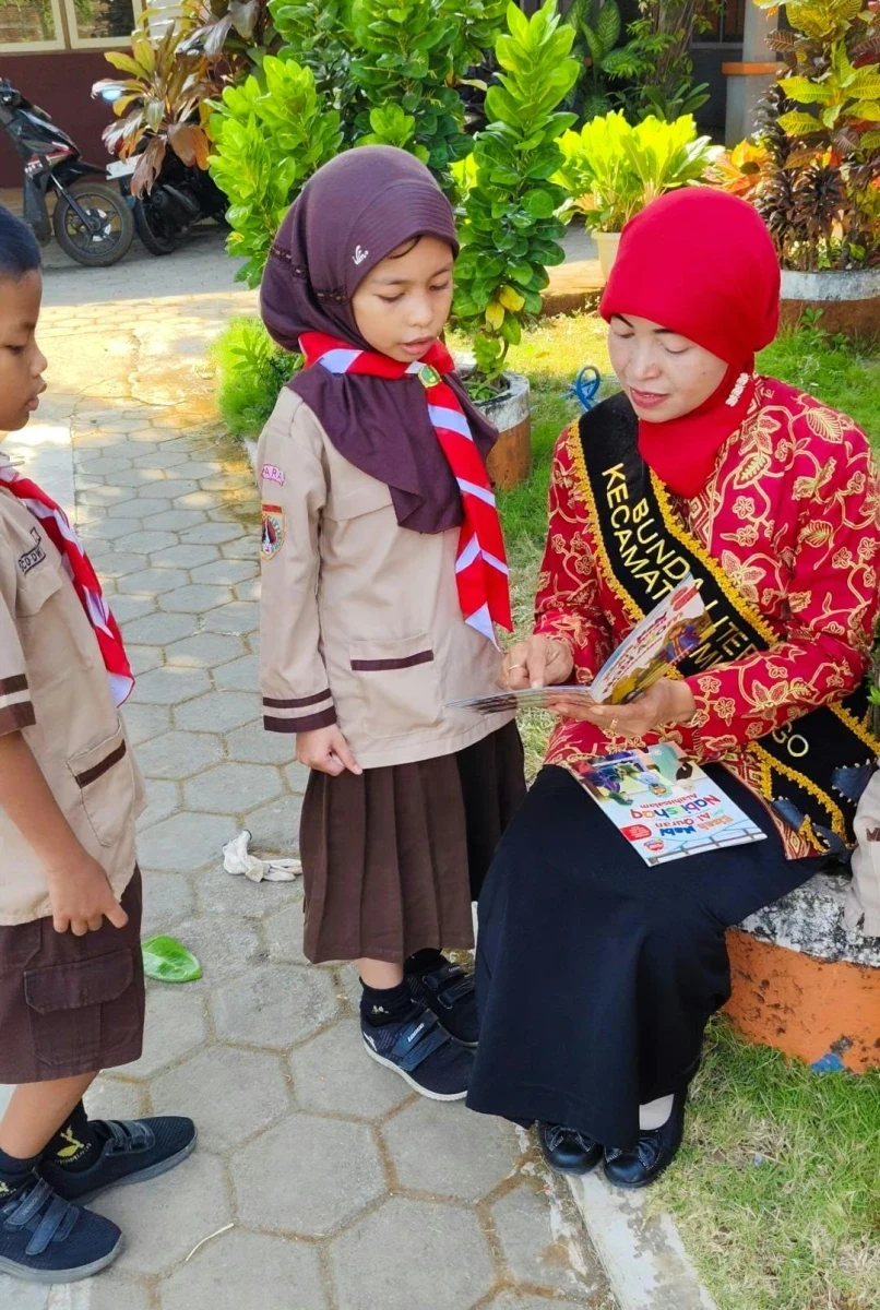 Kunjungan Bunda PAUD Kecamatan Mlonggo Dalam Rangka Penguatan Transisi dan Literasi di SD Negeri 4 Jambu