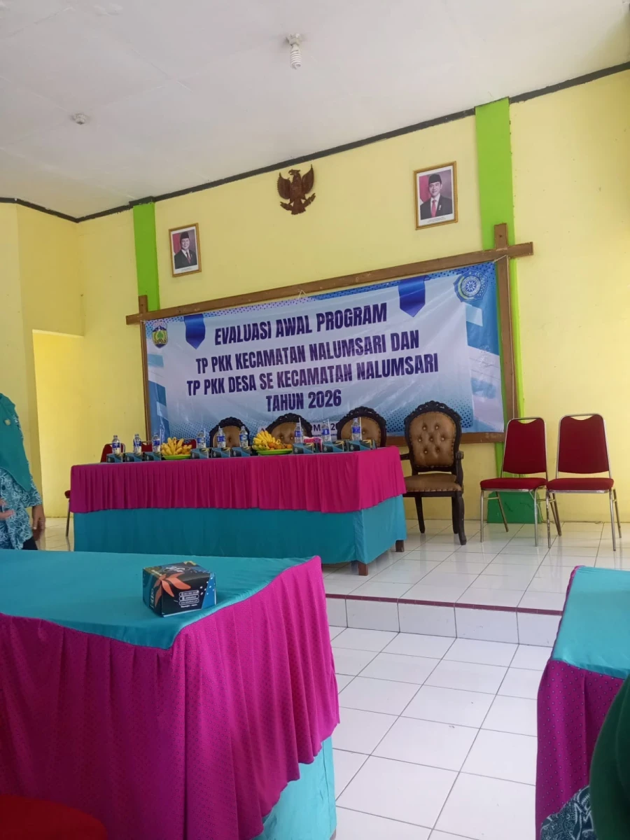 Pertemuan Evaluasi Awal Program TP PKK Desa se-kecamatan Nalumsari