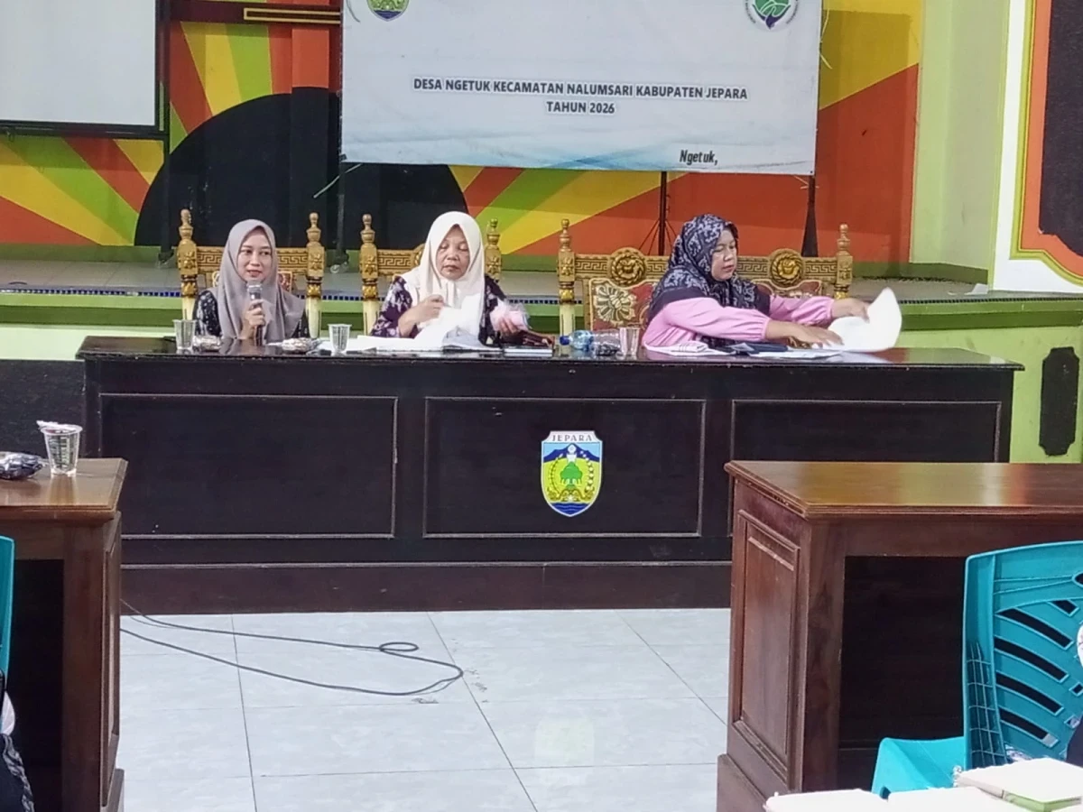 Pertemuan rutin PKK Desa Ngetuk