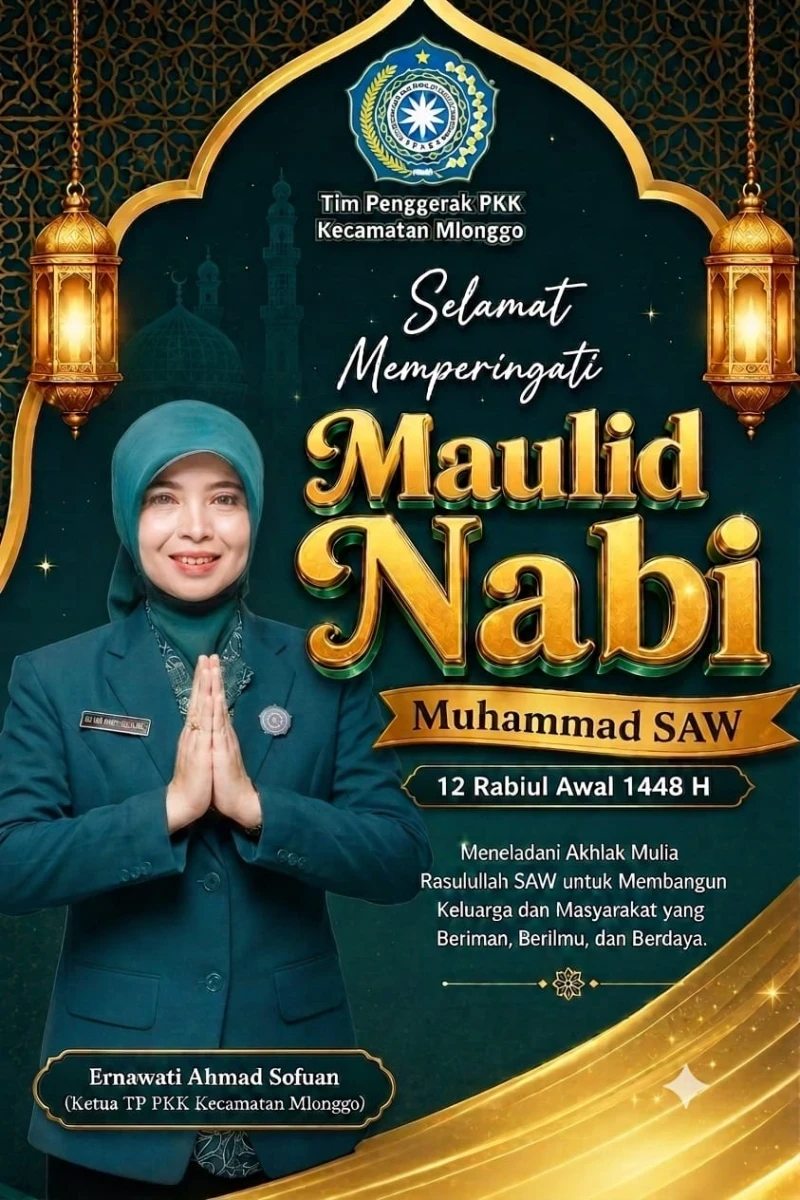 Selamat Memperingati Maulid Nabi Muhammad SAW 12 Rabiul Awal 1448 H