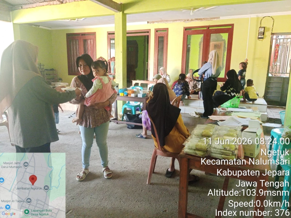 Pertemuan Posyandu Cempaka Desa Ngetuk
