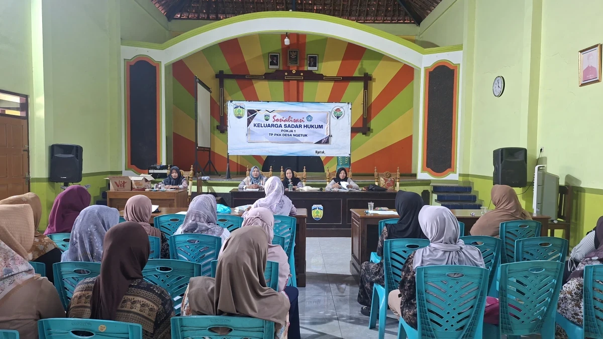 Pertemuan penyuluhan keluarga sadar hukum (kadarkum) POKJA I