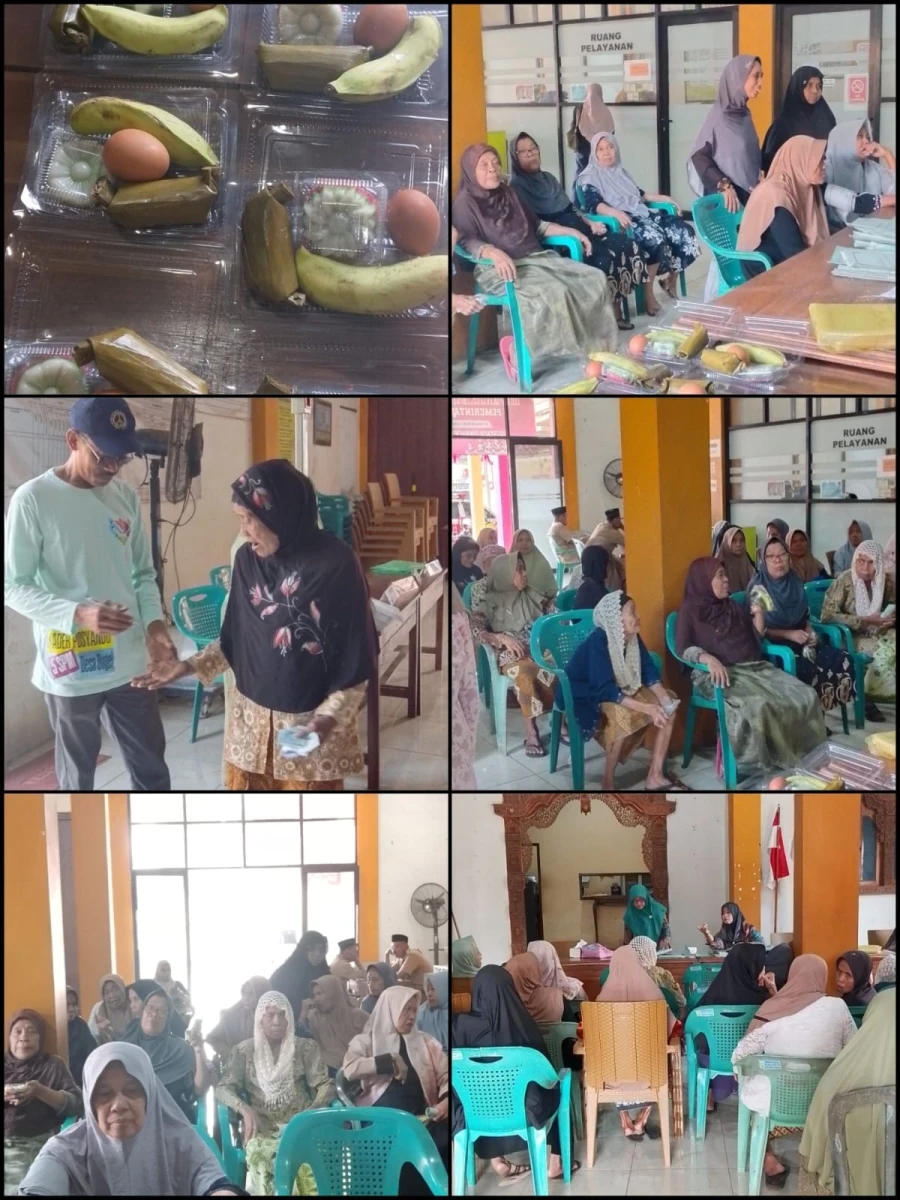 Kegiatan posyandu lansia 
