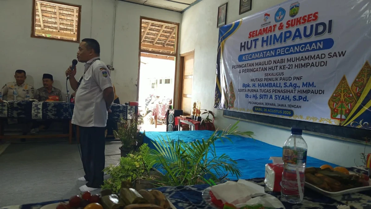 Bunda PAUD Kecamatan Pecangaan Hadiri Peringatan HUT Ke-21 HIMPAUDI