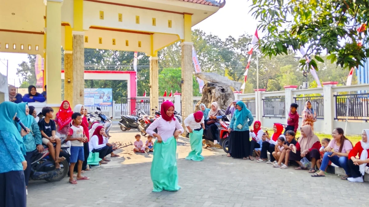 Semarak HUT Kemerdekaan RI ke-81, PKK Desa Telukawur Gelar Beragam Lomba Meriah