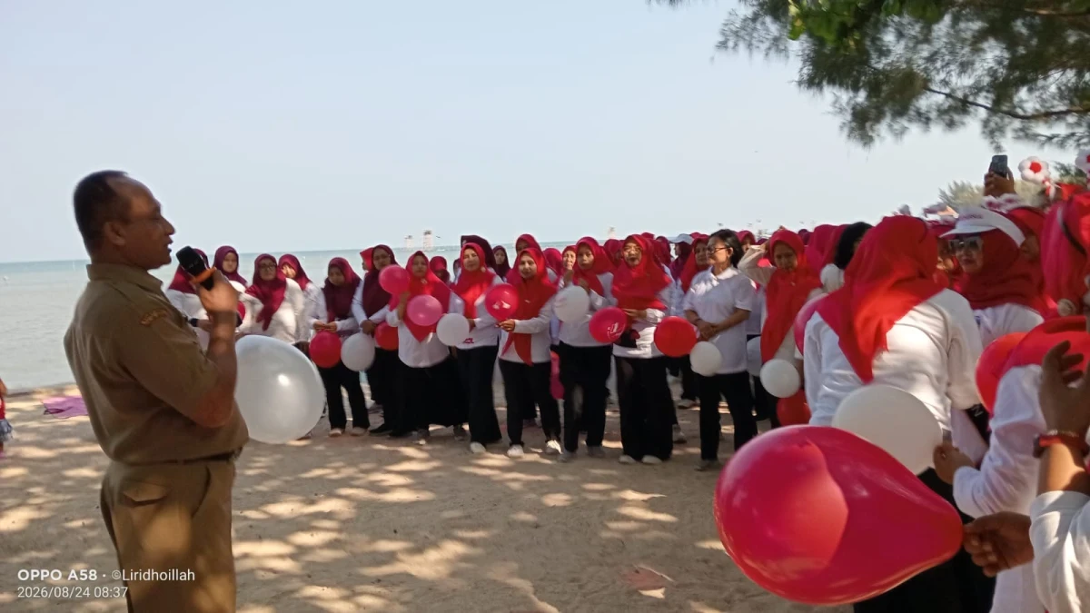 Bunda PAUD Teluk Awur Hadiri Semarak Kemerdekaan IGTKI-PGRI Kecamatan Tahunan