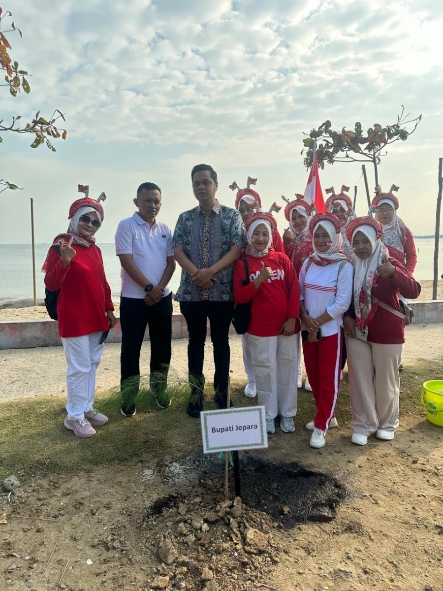 Kegiatan PKK anti mager dalam rangka hari kesatuan RI