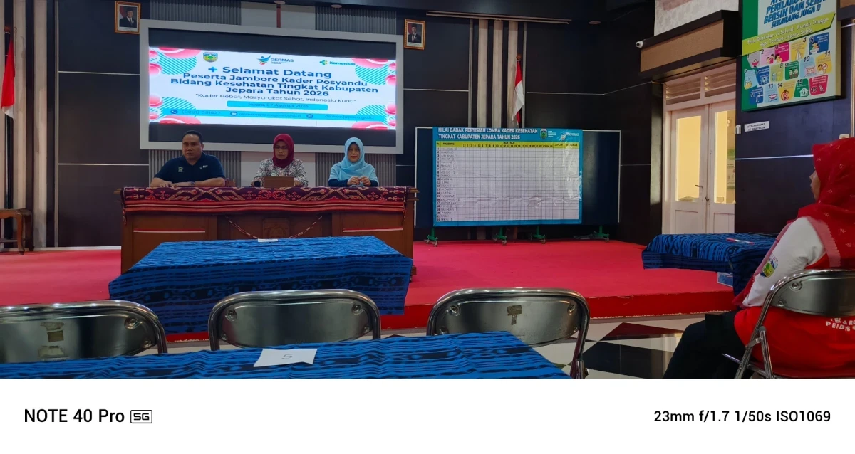 Kader Posyandu Rajekwesi mengikuti Jambore Posyandu Kabupaten Jepara 