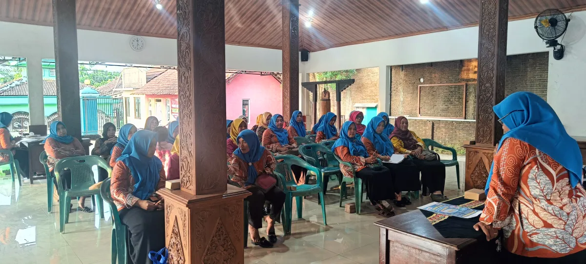 Rakor TP. PKK Desa Wonorejo dengan Ketua PKK RT dan RW se Desa Wonorejo