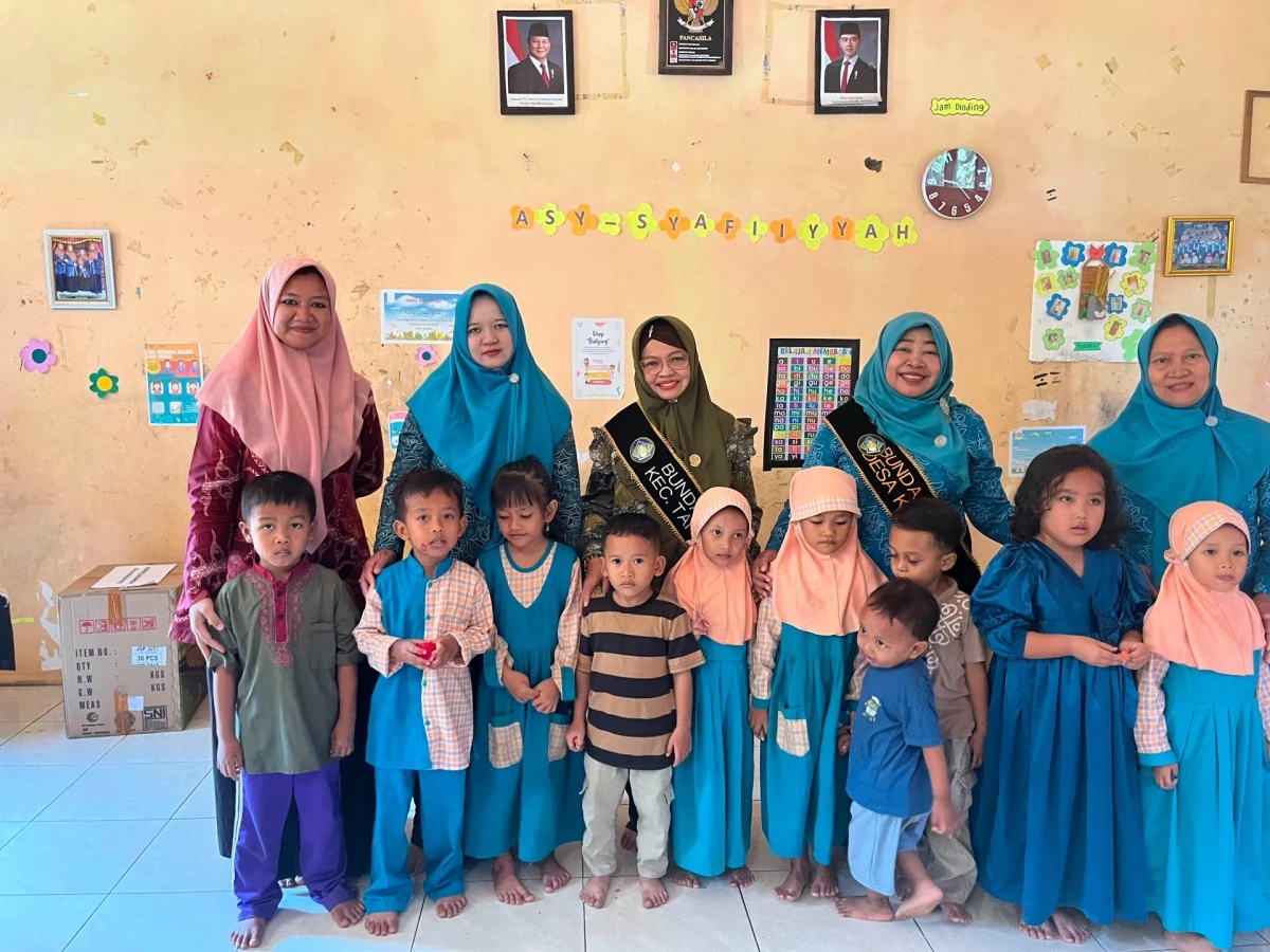 Visit ke paud as Syafi'iyah desa kecapi