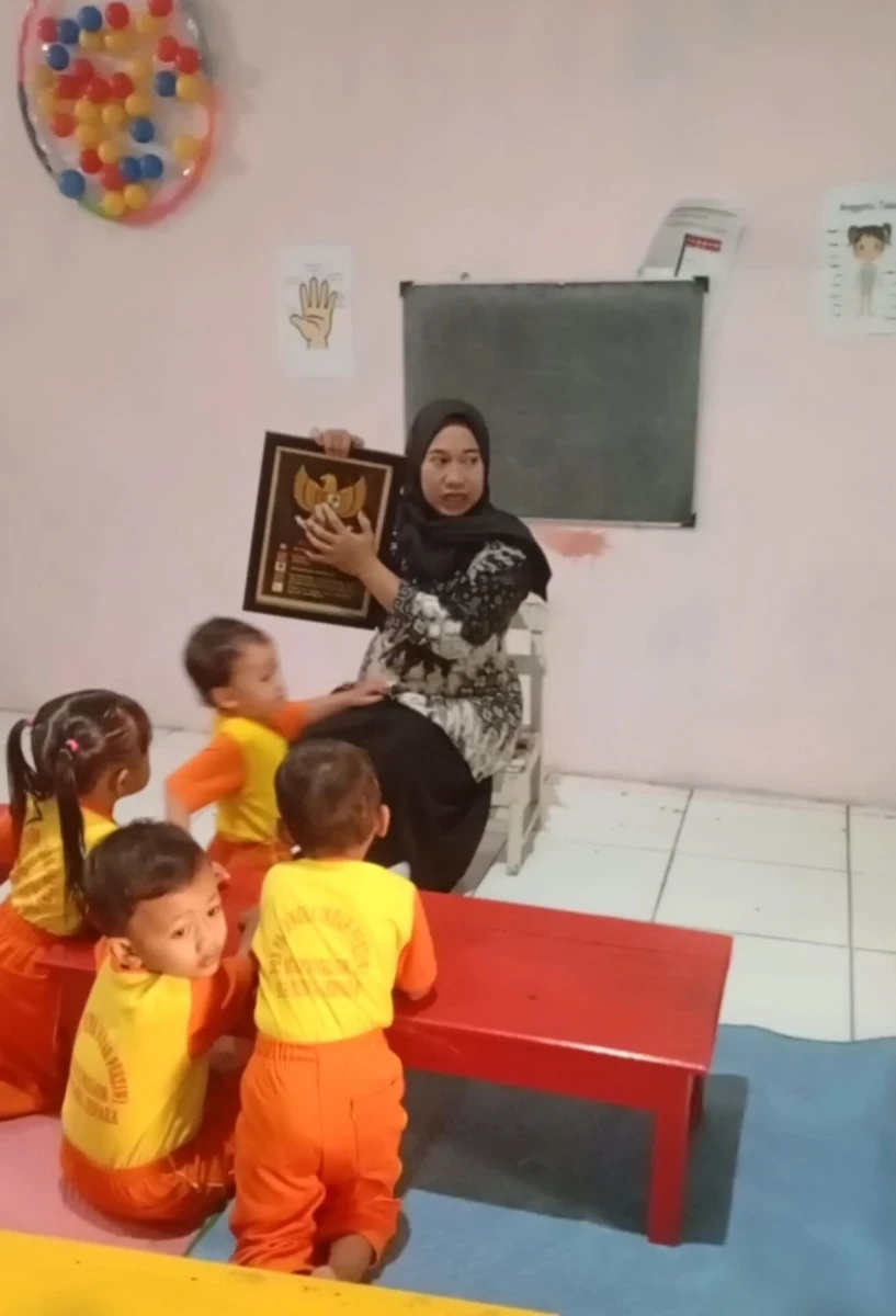 Belajar dengan tema aku cinta Indonesia ( lambang negara) 