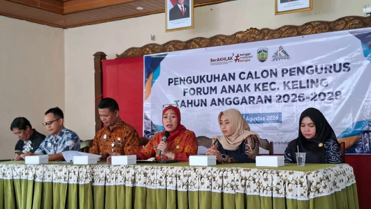 Pengukuhan Calon Pengurus Forum Anak Kecamatan Keling