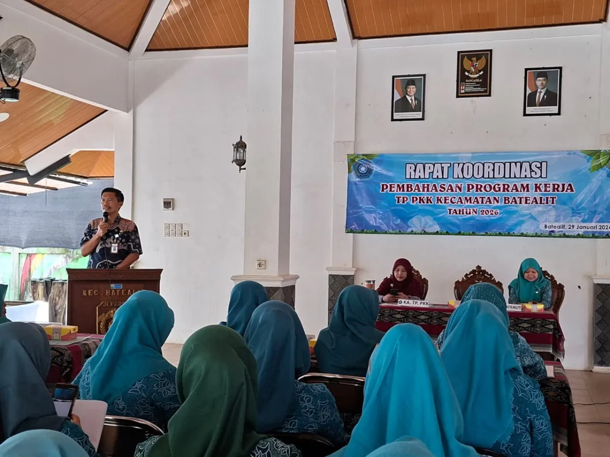 Pembahasan Program Kerja TP. PKK Kec. Batealit Tahun 2026