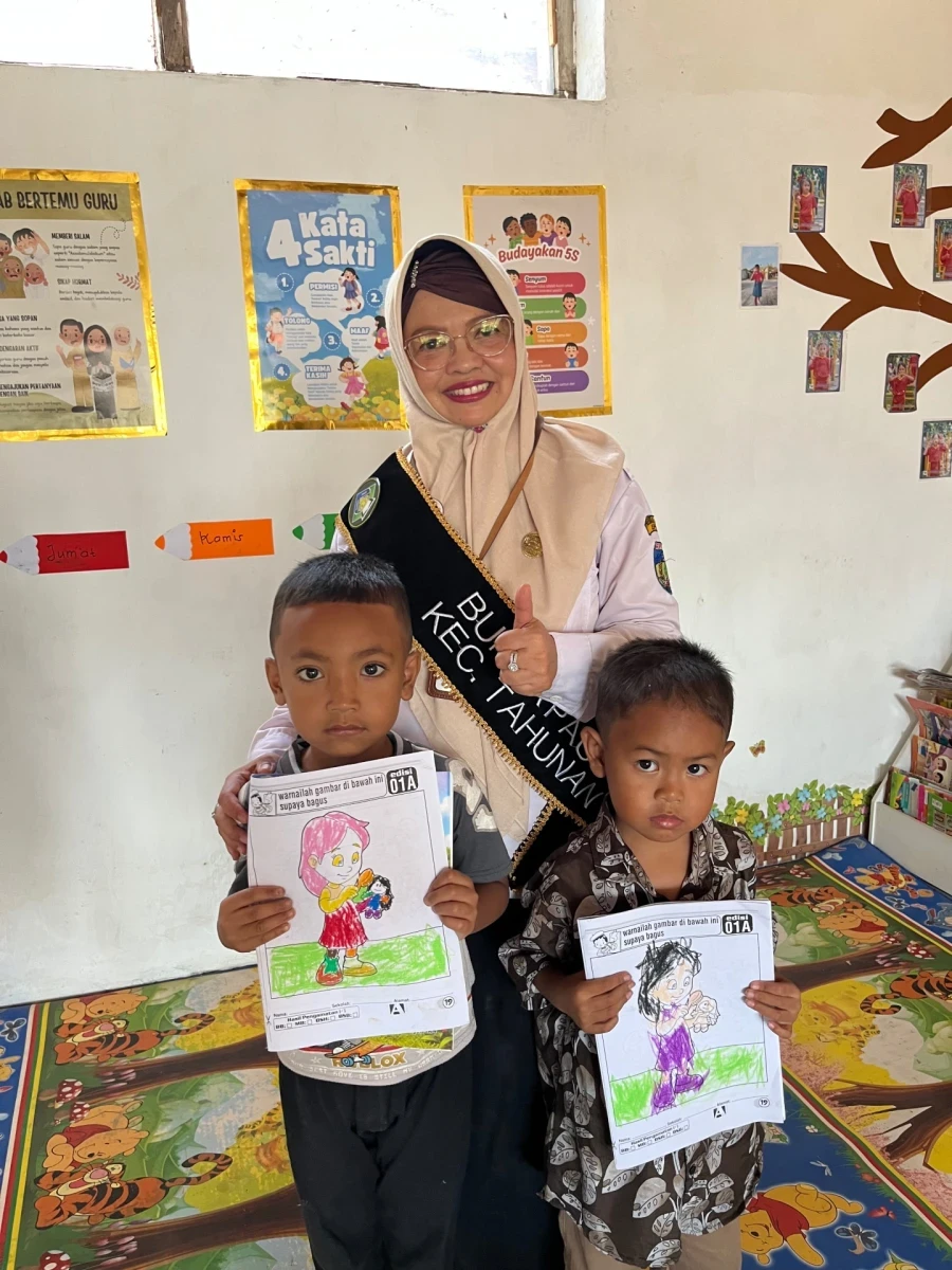 Kunjungan dan Pembinaan TK Pertiwi Desa Semat