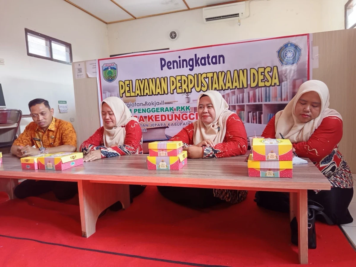 Kegiatan PKK Pokja 2 PKK Desa Kedungcino Peningkatan Layanan Perpustakaan Desa