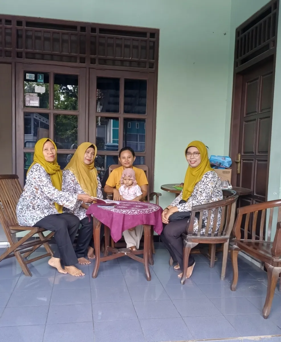 TPK(TIM PENDAMPING KELUARGA)393,melakukan kunjungan rumah keluarga baduta