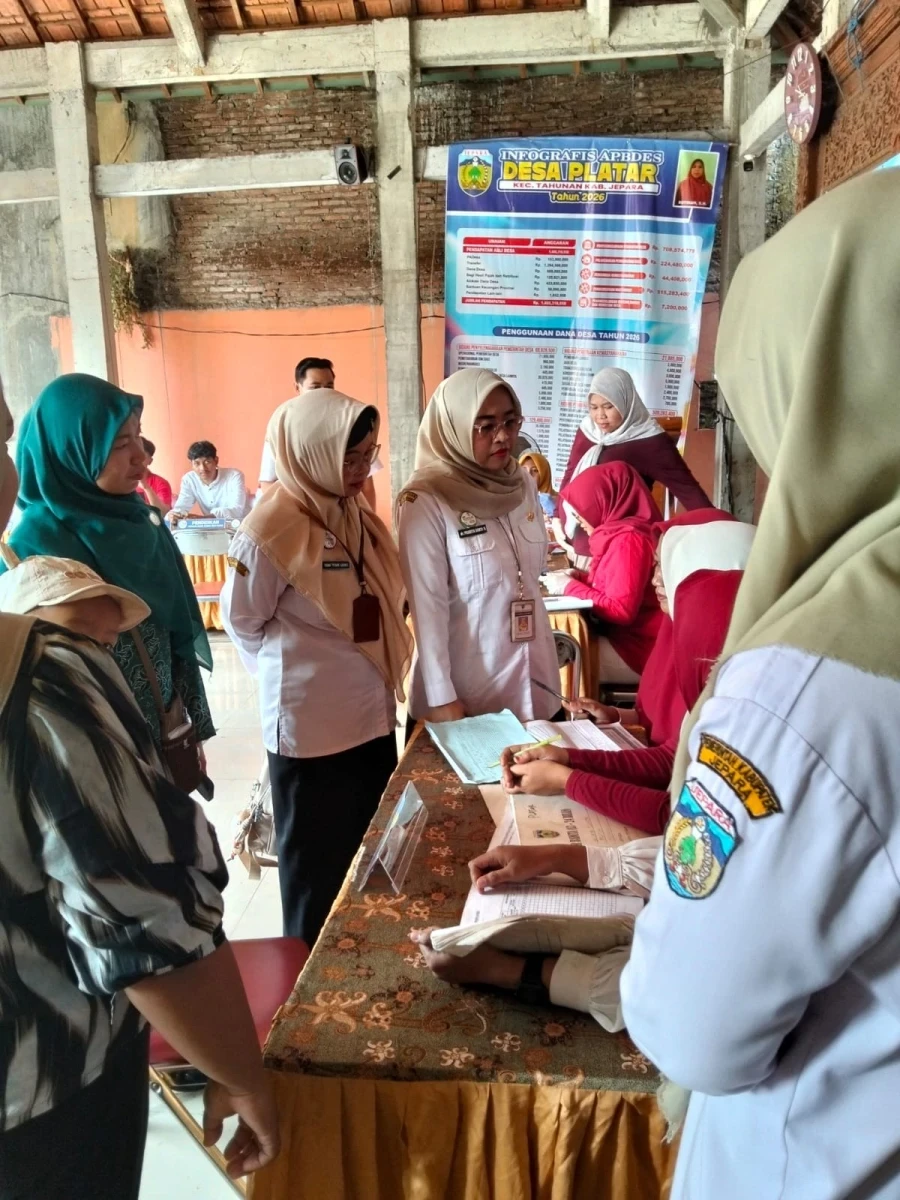 monev posyandu 6spm bersama KaPus dan camat Tahunan 