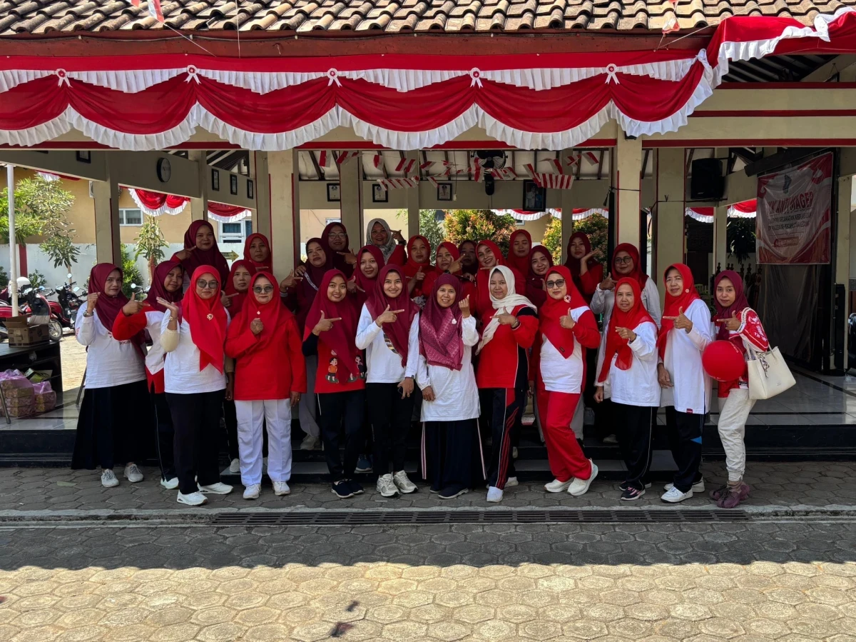 PKK ANTI MAGER Desa Rau bersama ibu ibu tp pkk sekecamatan kedung