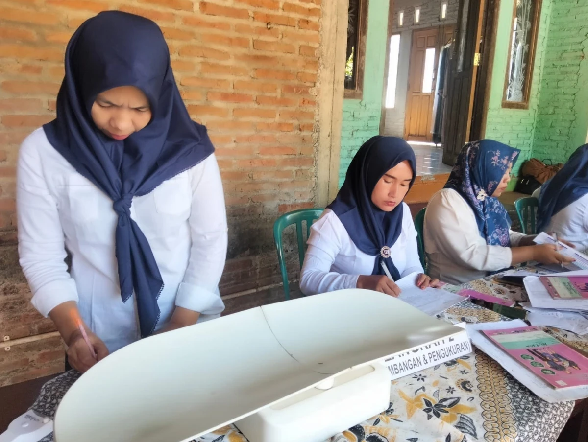 Kegiatan pengurus harian PKK di posyandu melati 3 