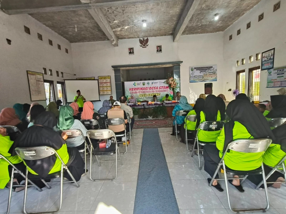 Verifikasi desa STBM (sanitasi Total Berbasis Masyarakat) desa geneng