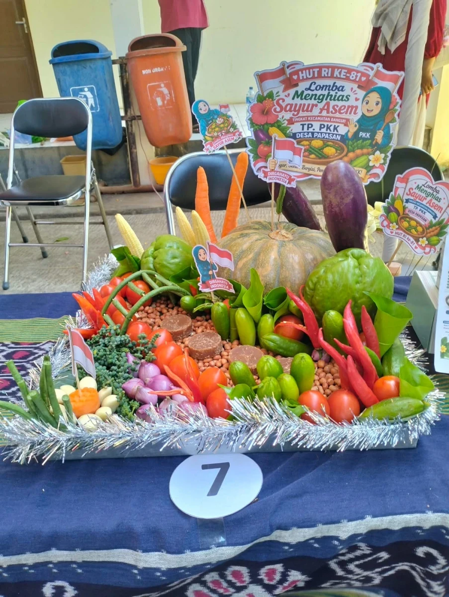 Lomba merangkai sayur asem