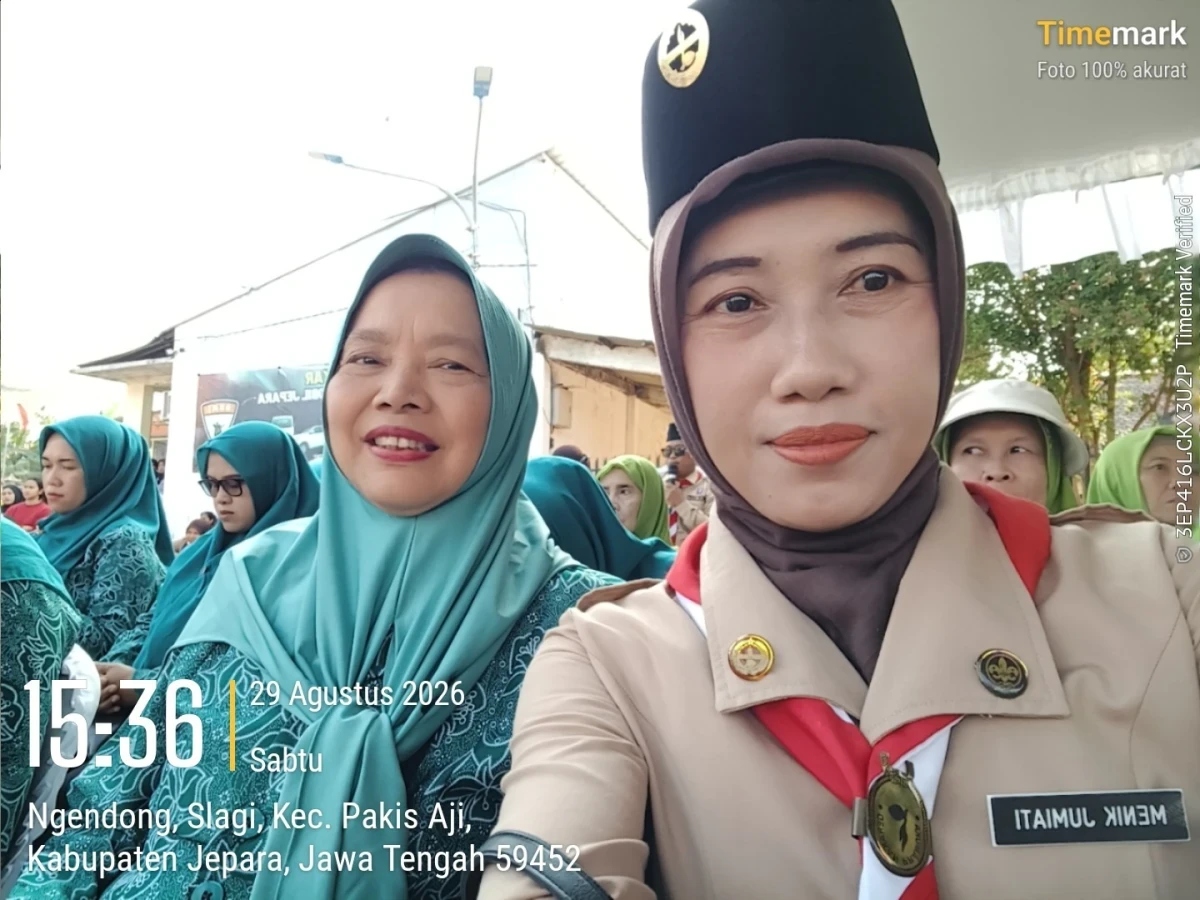 Upacara Timbang Terima Tonggak Estafet Tunas Kelapa Pramuka