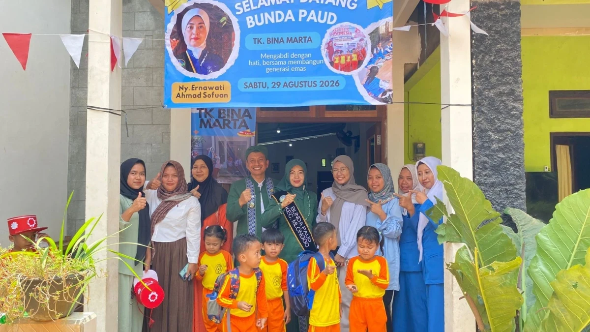 Sapa Bunda PAUD Kecamatan Mlonggo Di TK Bina Marta Sinanggul