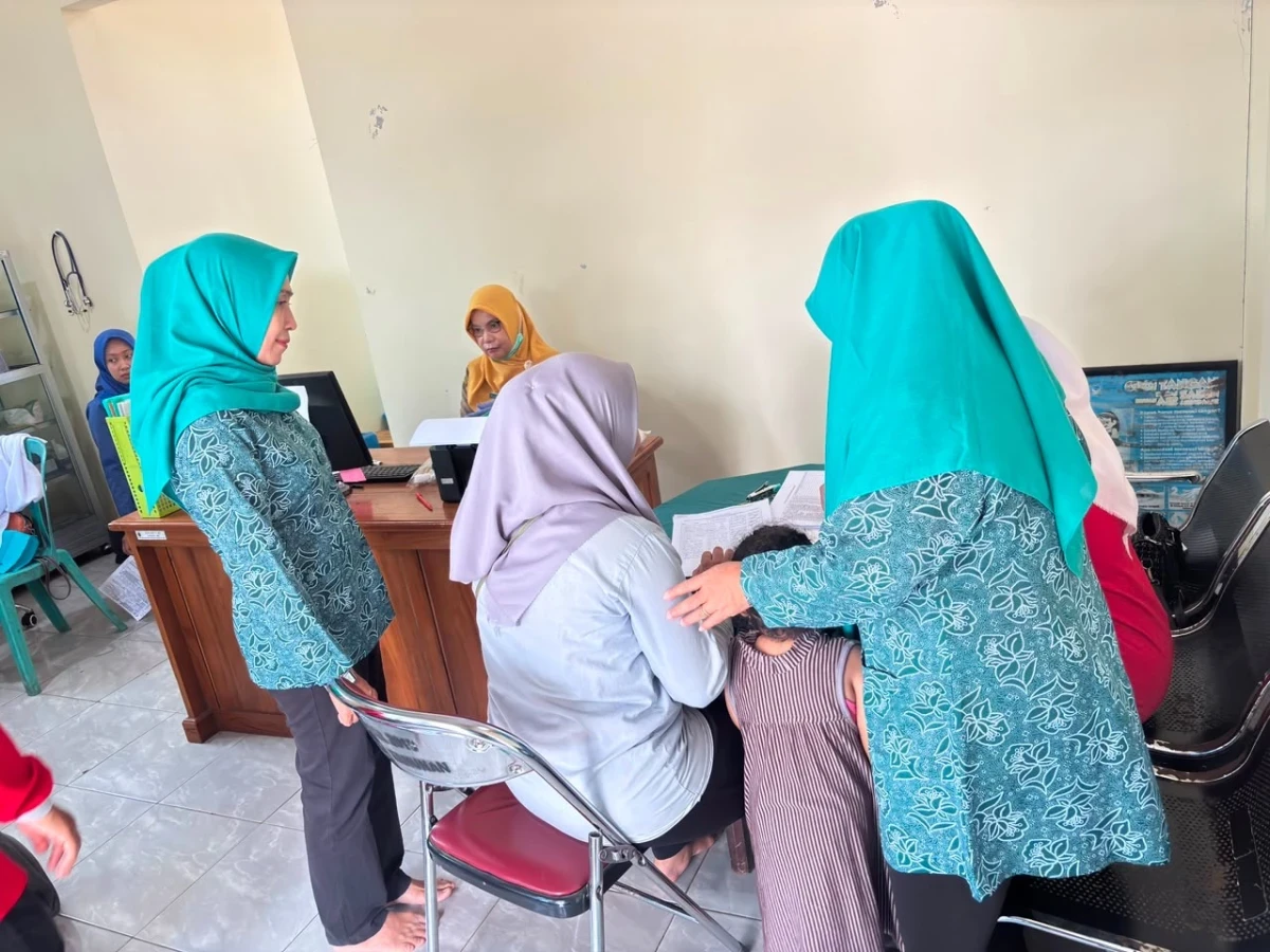 Tes IVA dan SADANIS Digelar di PKD Desa Tahunan, 24 Peserta Ikuti Pemeriksaan Kesehatan