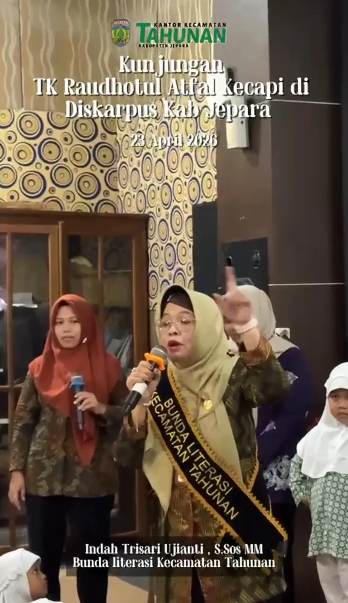 Dukungan bunda Literasi Kecamatan Tahunan 