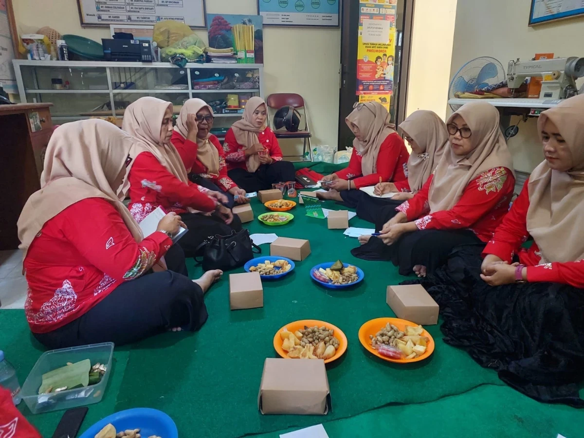 Rapat Inti TP PKK Desa Tahunan Bahas Persiapan Lomba Paduan Suara dan Jalan Sehat HUT RI ke-81