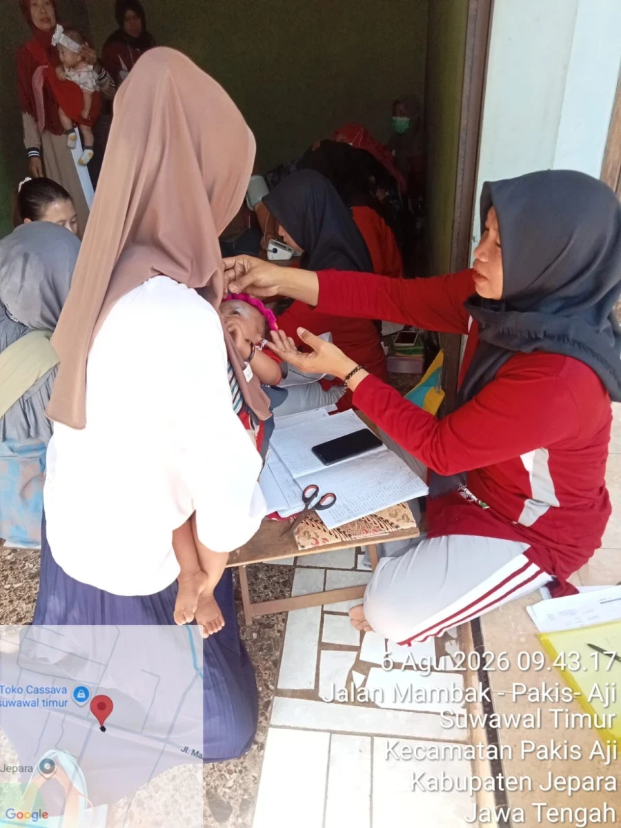Pelayanan Posyandu Sari Mulyo 5 Desa Suwawal Timur Perkuat Deteksi Dini dan Pemantauan Kesehatan