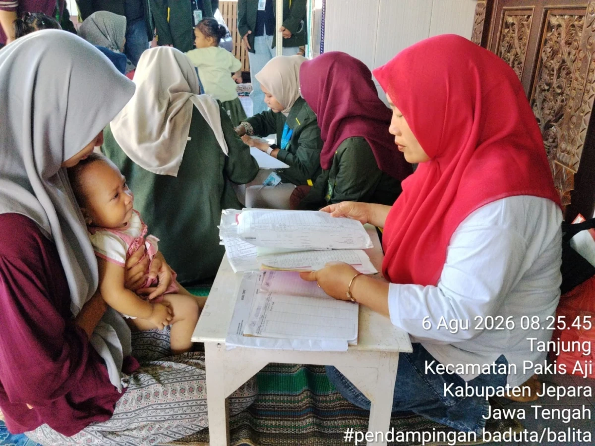 Pelayanan Posyandu Sido Dadi 4 Desa Tanjung Perkuat Pemantauan Kesehatan Masyarakat