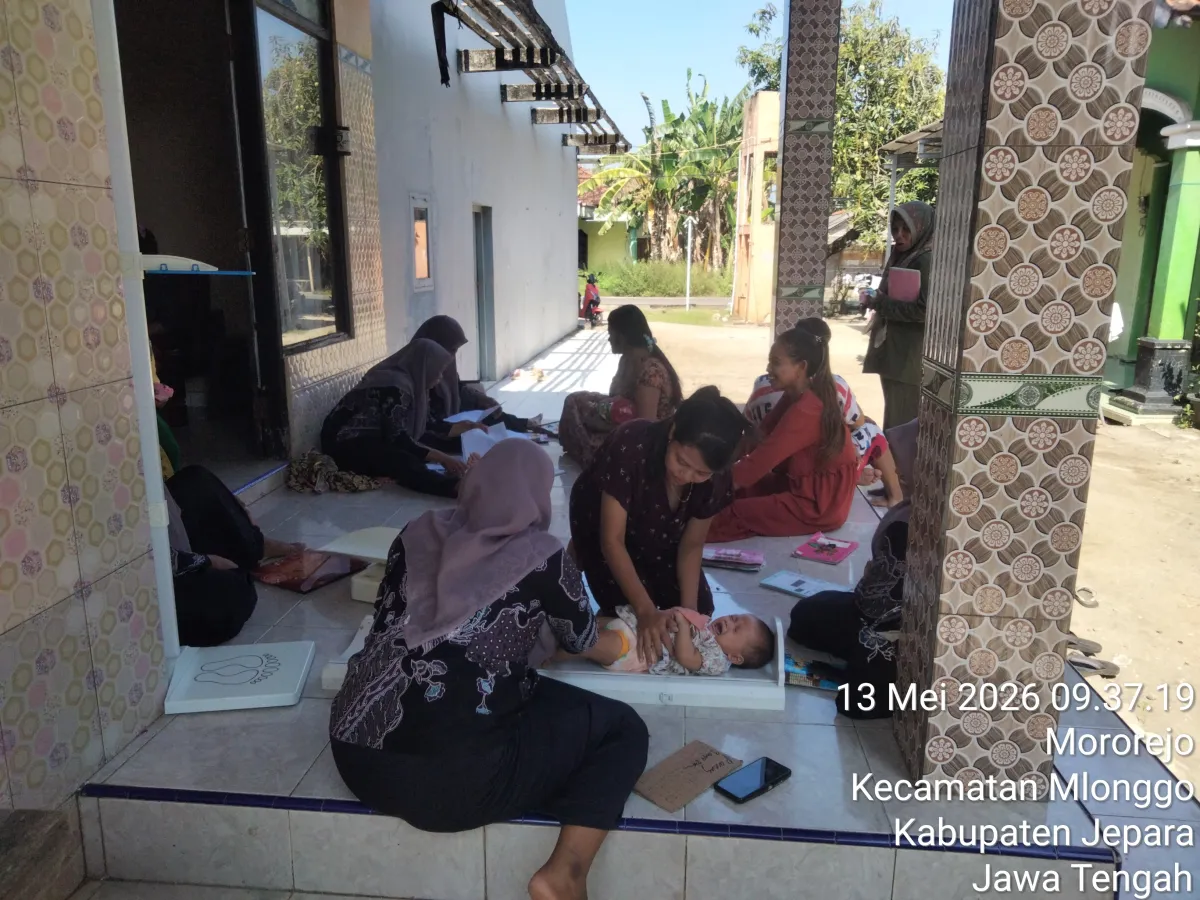 Posyandu 6 SPM Bulan Mei Desa Mororejo
