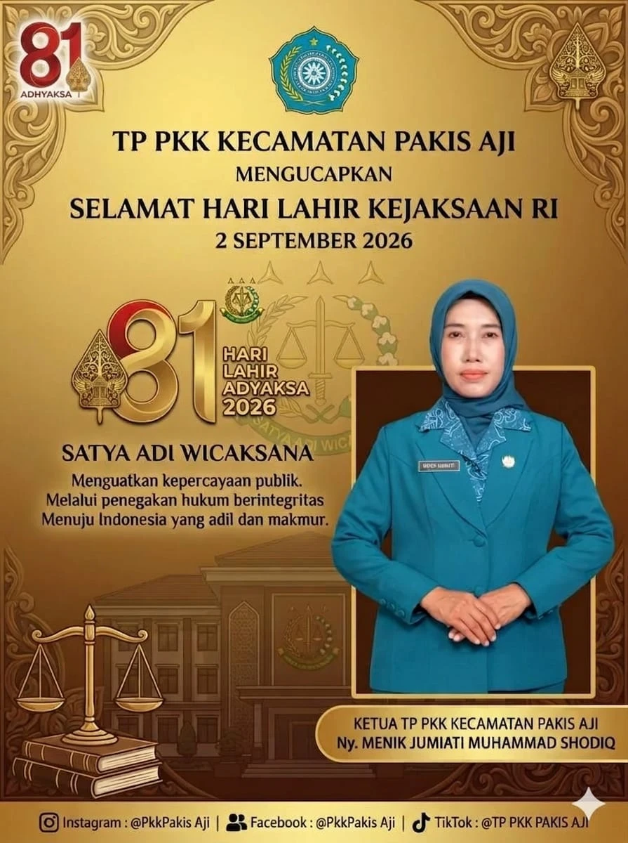 SELAMAT HARI LAHIR KEJAKSAAN REPUBLIK INDONESIA KE-81 