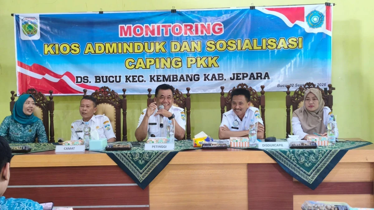 Monitoring Kios Adminduk dan Sisialisasi Caping PKK