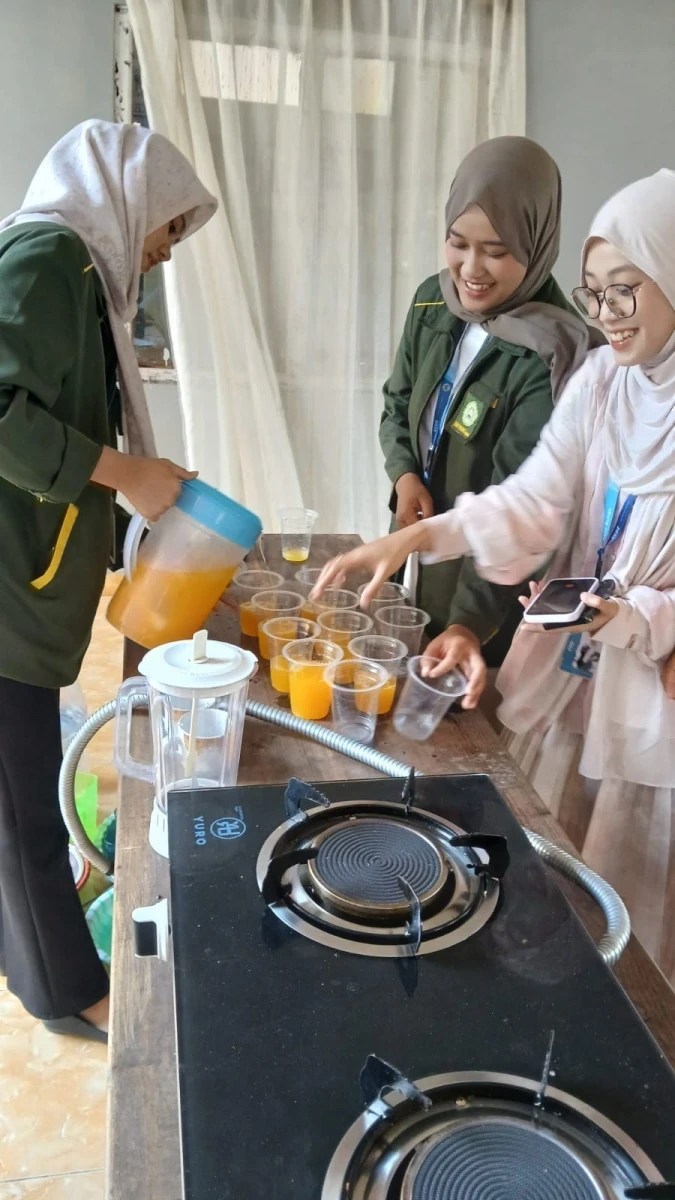 Praktek Membuat Sirup Markisah