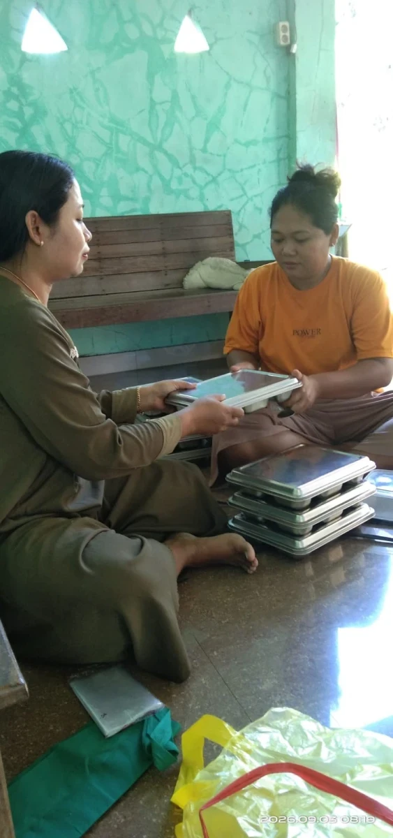 KADER POSYANDU DALAM PENDAMPINGA DI MAKANAN BERGIZI GRATIS ( MBG ) Pada tanggal 03 September 2026 di Pos 2