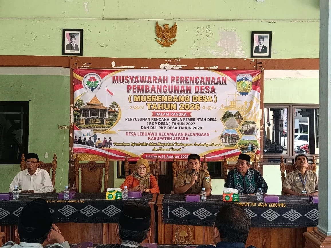 Perkuat SDM dan Ekonomi, TP PKK Kecamatan Hadiri Musrenbang Desa Lebuawu Pecangaan