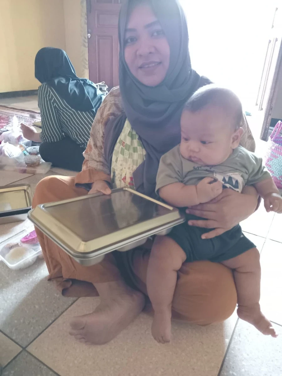 Pendistribusian Menu MBG untuk Balita dan Ibu Hamil di Pos Nusa Indah 3 Tahunan