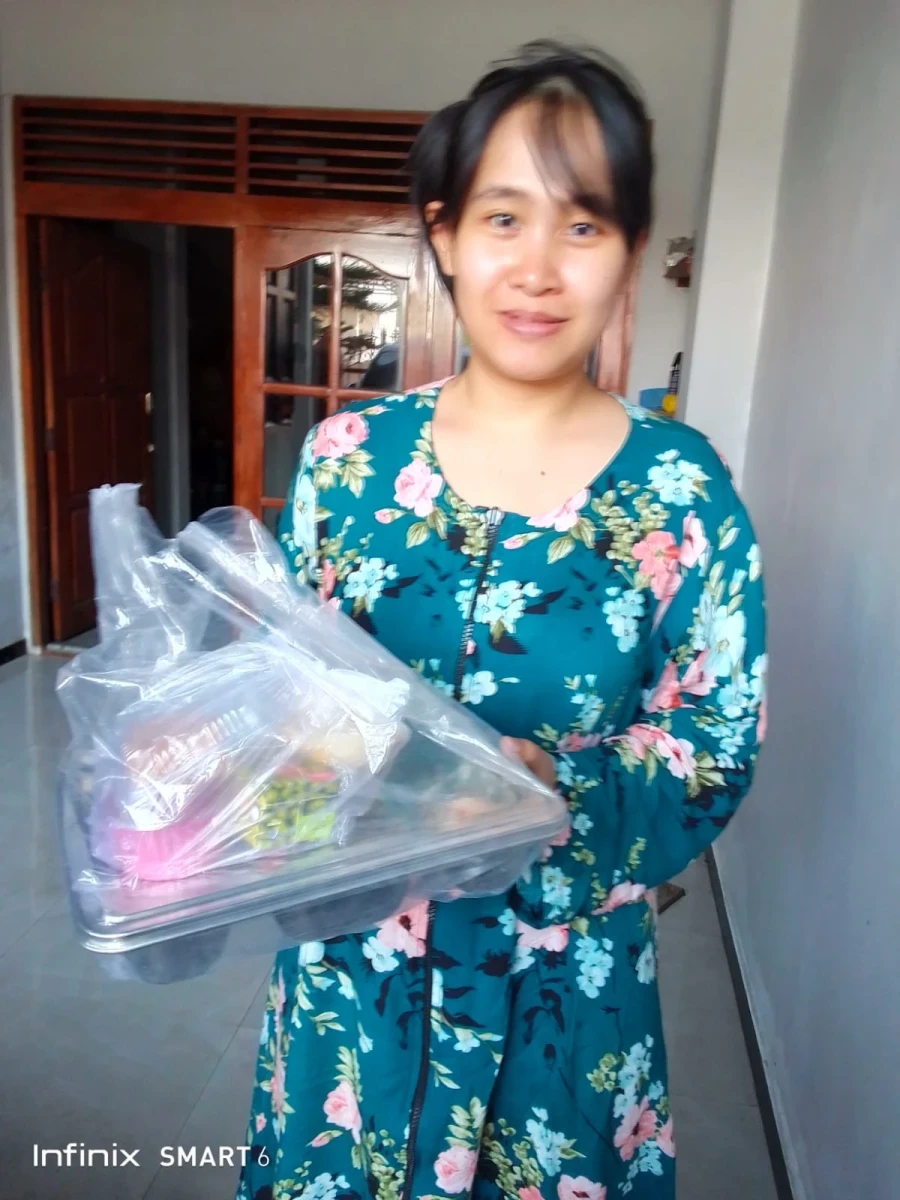 Menu MBG Pos Nusa Indah 7 Tahunan Sajikan Ayam Goreng dan Buah Semangka