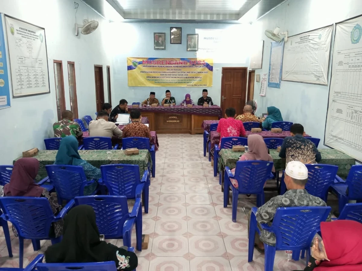 Pokja 3 TP PKK Kecamatan Mlonggo Dampingi Musrenbangdes Desa Mororejo Tahun Anggaran 2027